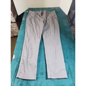Old Navy Pants Size 36x32 Mens Gray Chino Khaki Career Work Travel Athletic NWT